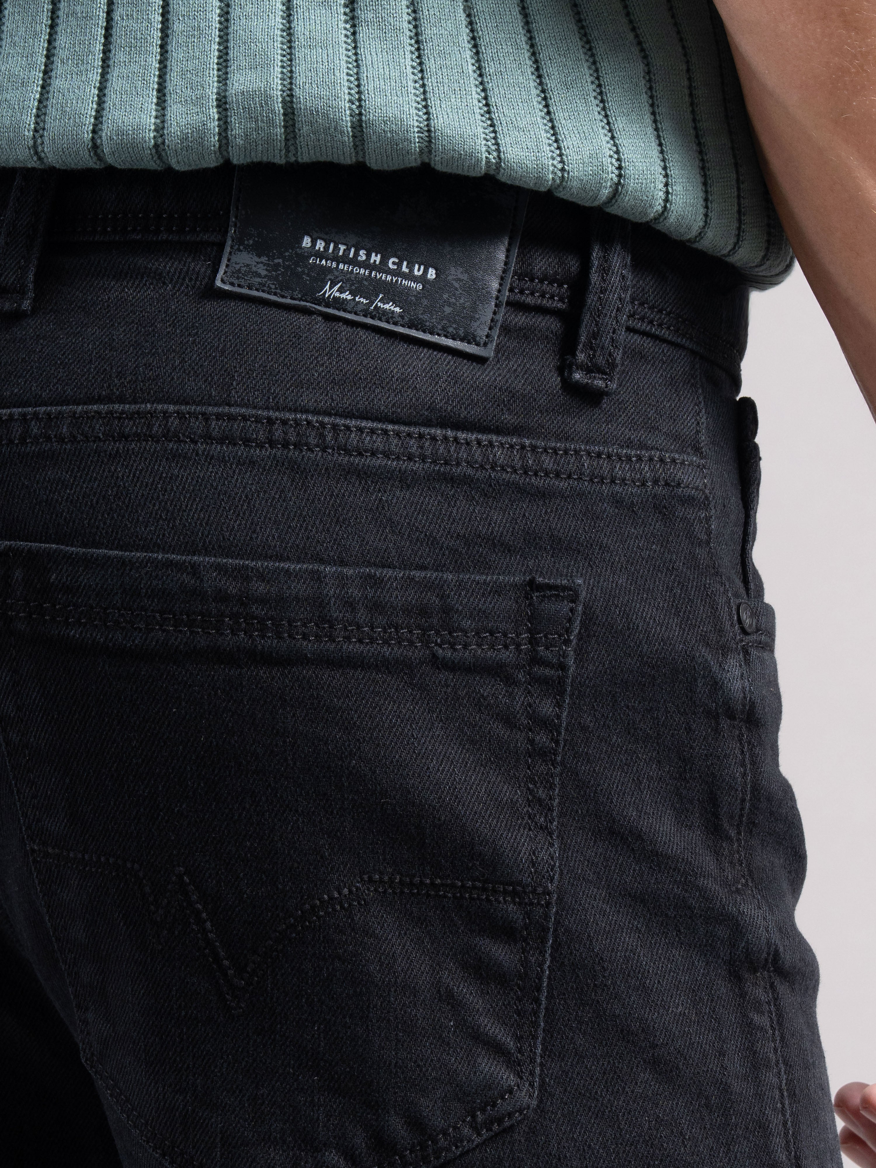 Men Smart Slim Fit Mid-Rise Light Fade Jeans