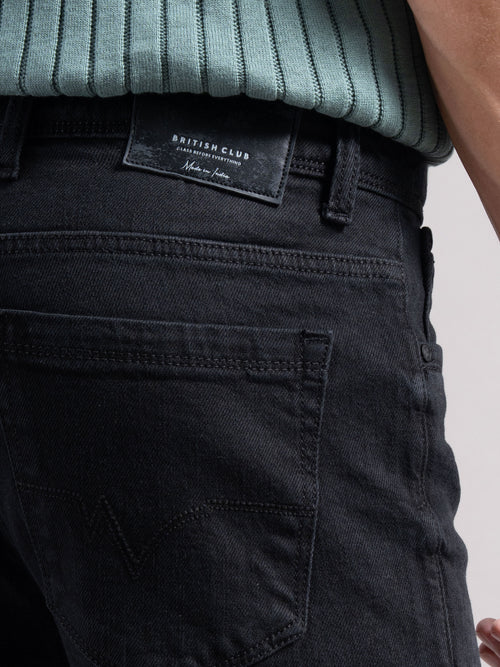 Men Smart Slim Fit Mid-Rise Light Fade Jeans
