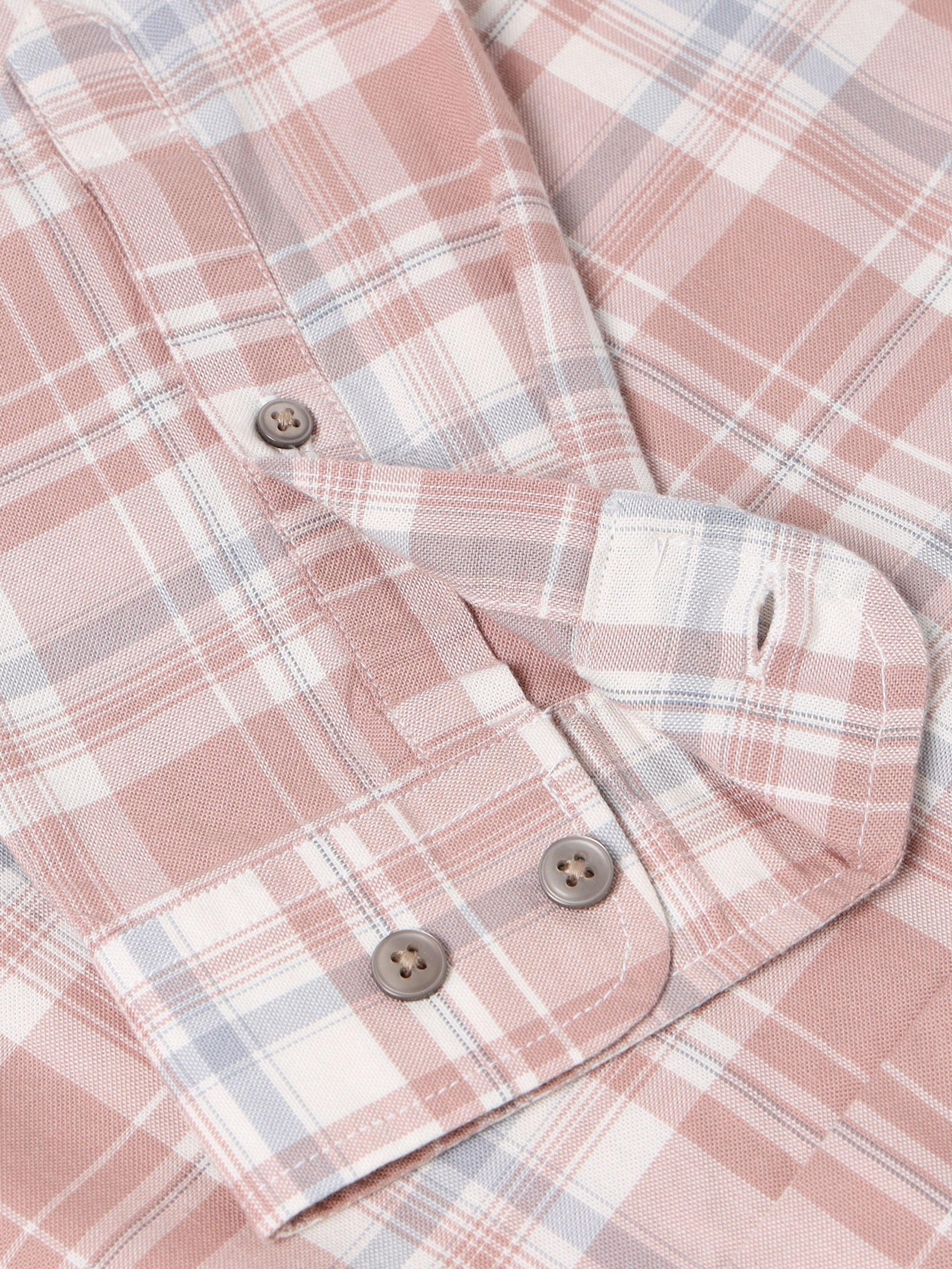 Men Smart Slim Fit Tartan Checks Checked Casual Shirt
