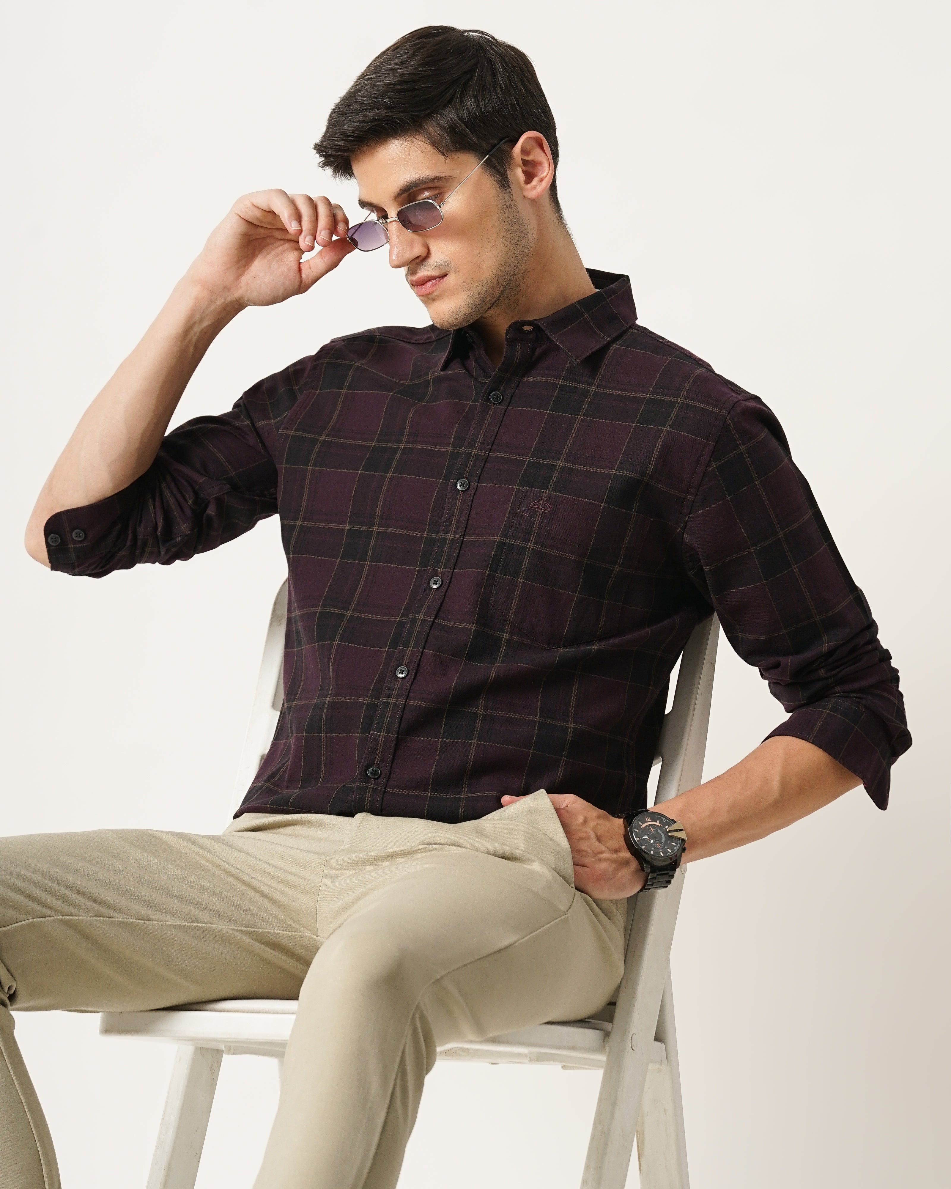 Men's Checks Shirt