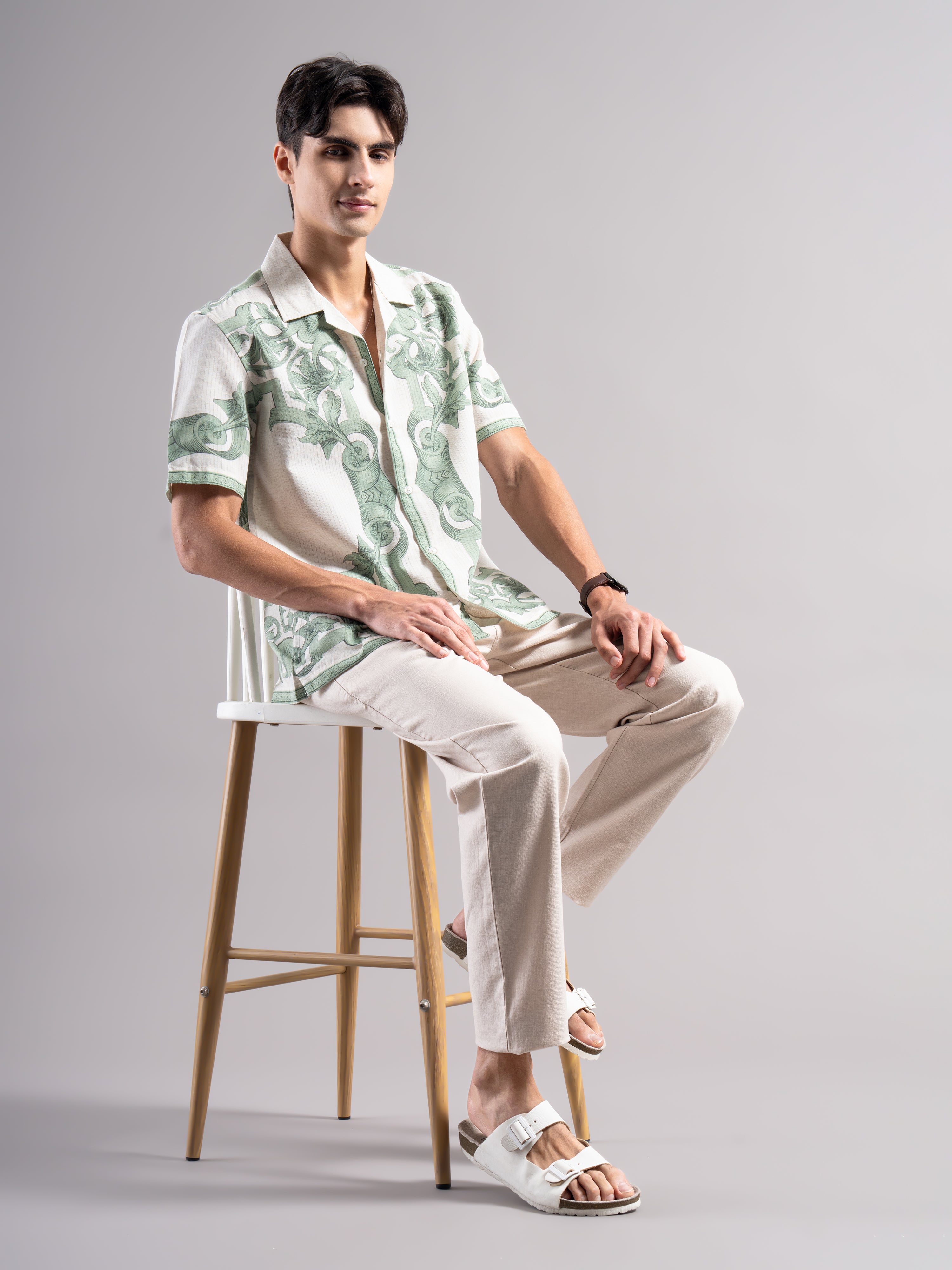 Men Smart Printed Casual Shirt