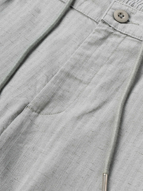 Men Smart Slim Fit Low-Rise Cotton Chinos