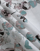 Men Smart Slim Fit Floral Printed Cotton Casual Shirt
