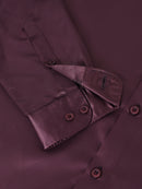 Spread Collar Smart Slim Fit Casual Shirt