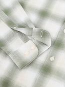 Men Smart Slim Fit Checked Casual Shirt