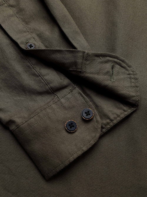 Men's Bird Eye Slim Fit  Dobby Shirt
