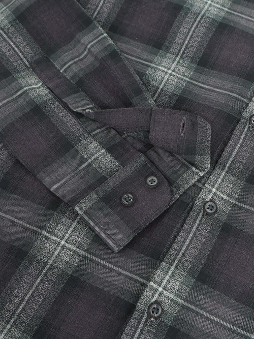 Men Smart Slim Fit Tartan Checks Checked Casual Shirt