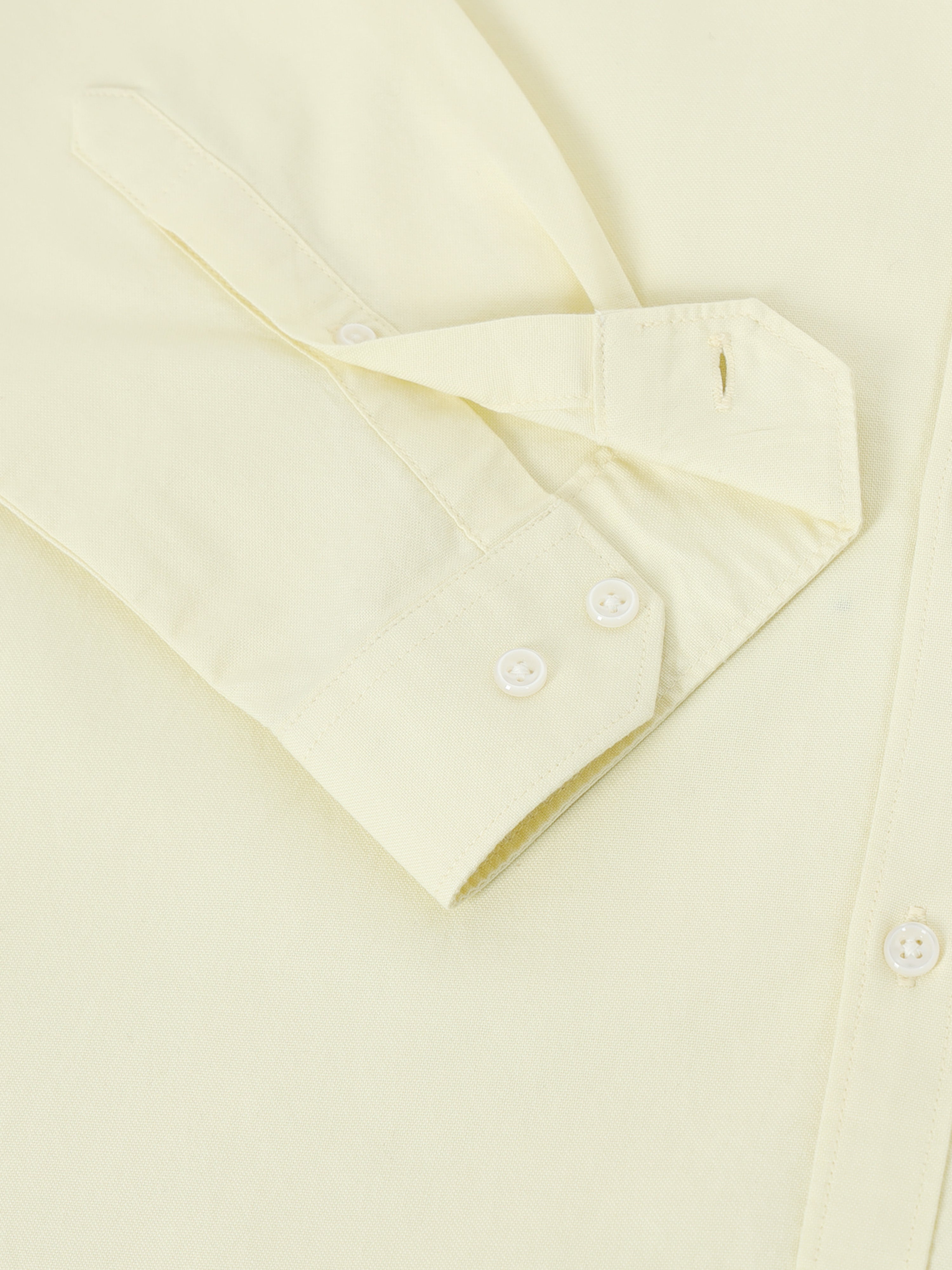 Men Oxford Embroidary Slim Fit Shirt