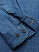 Men's Indigo Denim Slim Fit Shirt