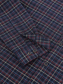 Men Smart Slim Fit Checked Casual Shirt
