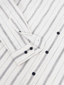 Men Smart Slim Fit Striped Casual Shirt
