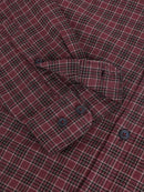 Men Smart Slim Fit Checked Casual Shirt