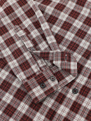 Men Smart Slim Fit Tartan Checks Checked Casual Shirt
