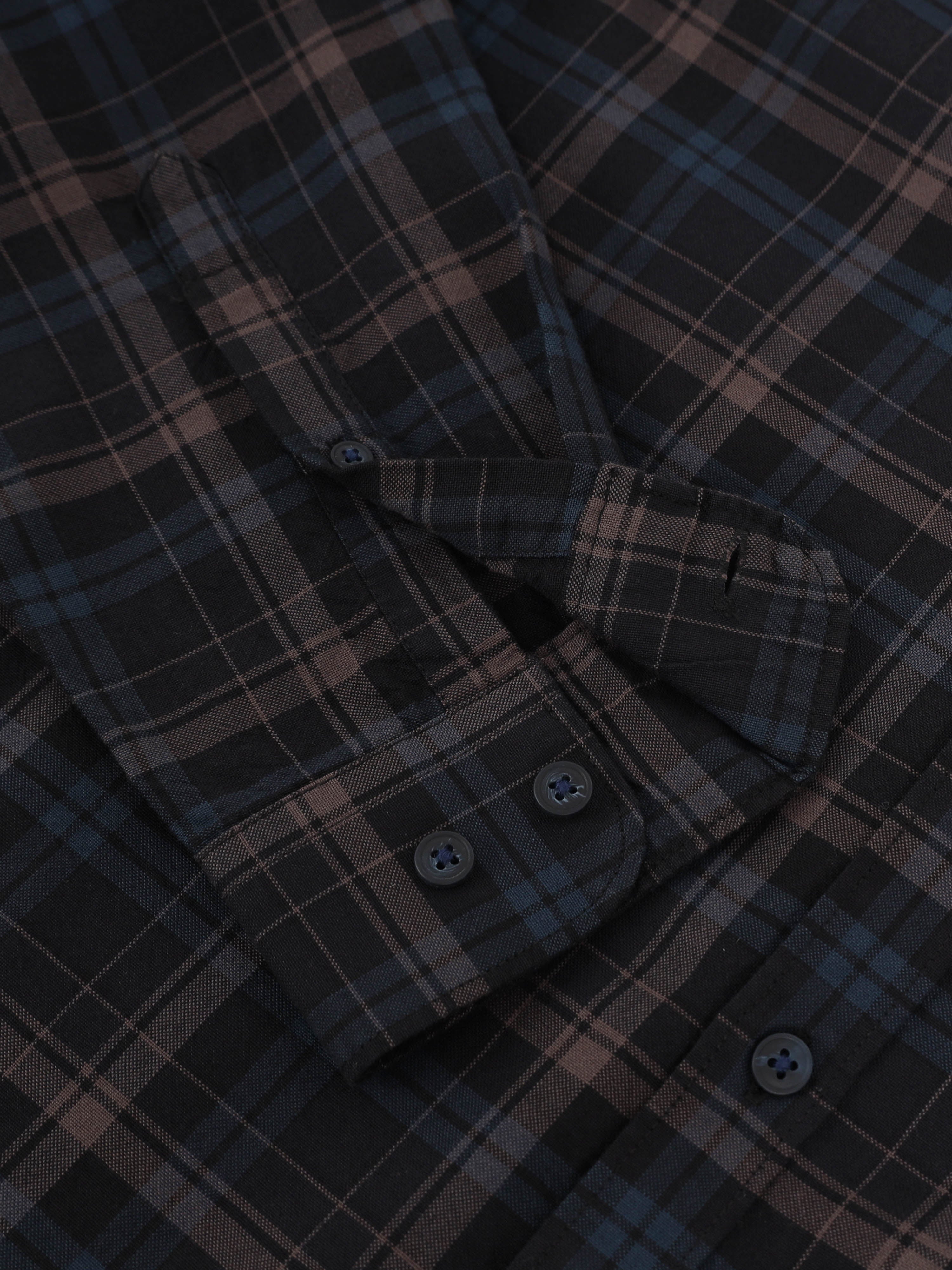 Men Smart Slim Fit Tartan Checks Checked Casual Shirt