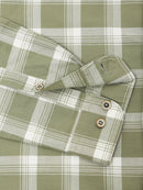 Men Smart Slim Fit Checked Casual Shirt