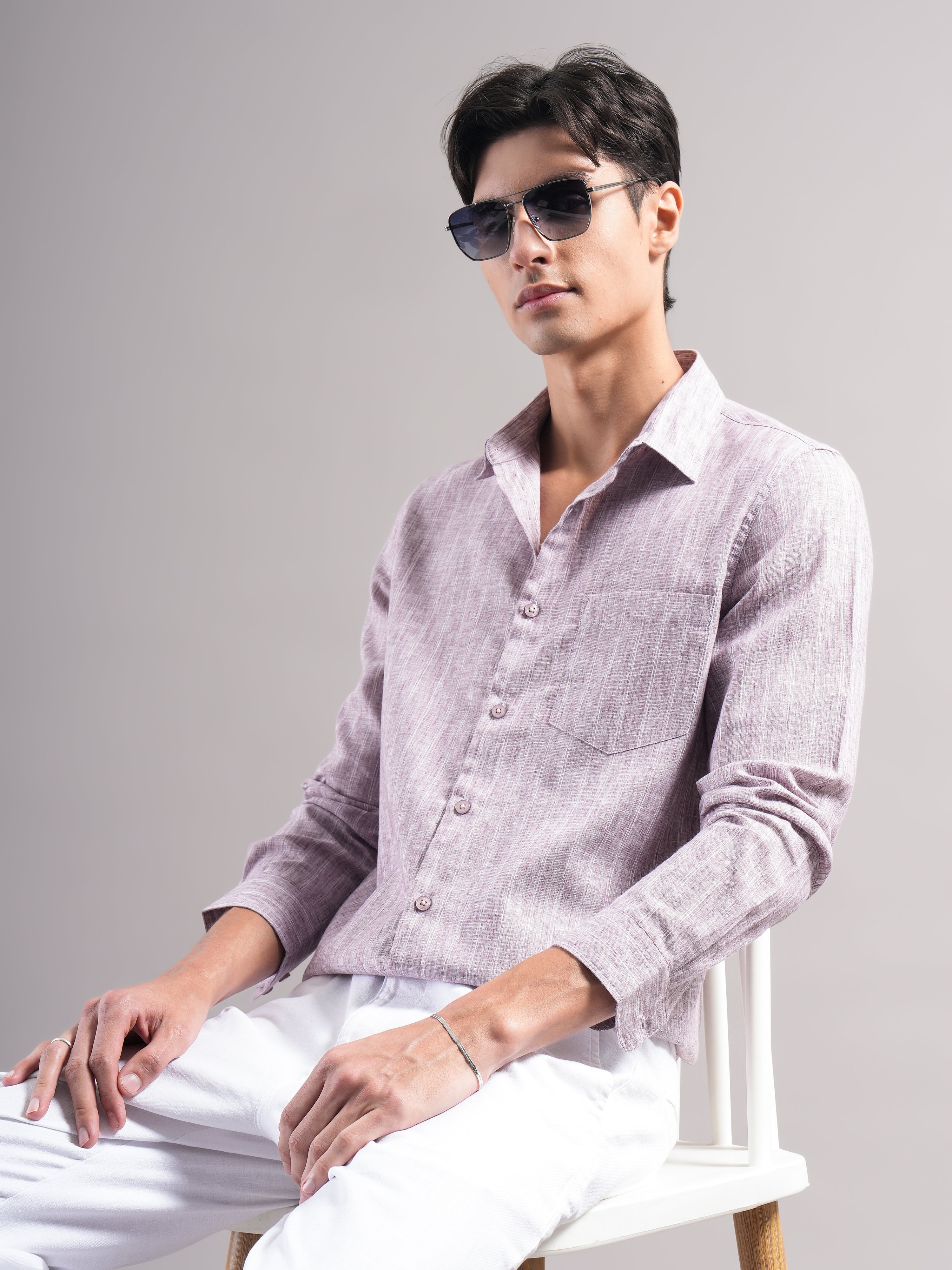 Men Smart Slim Fit Casual Shirt