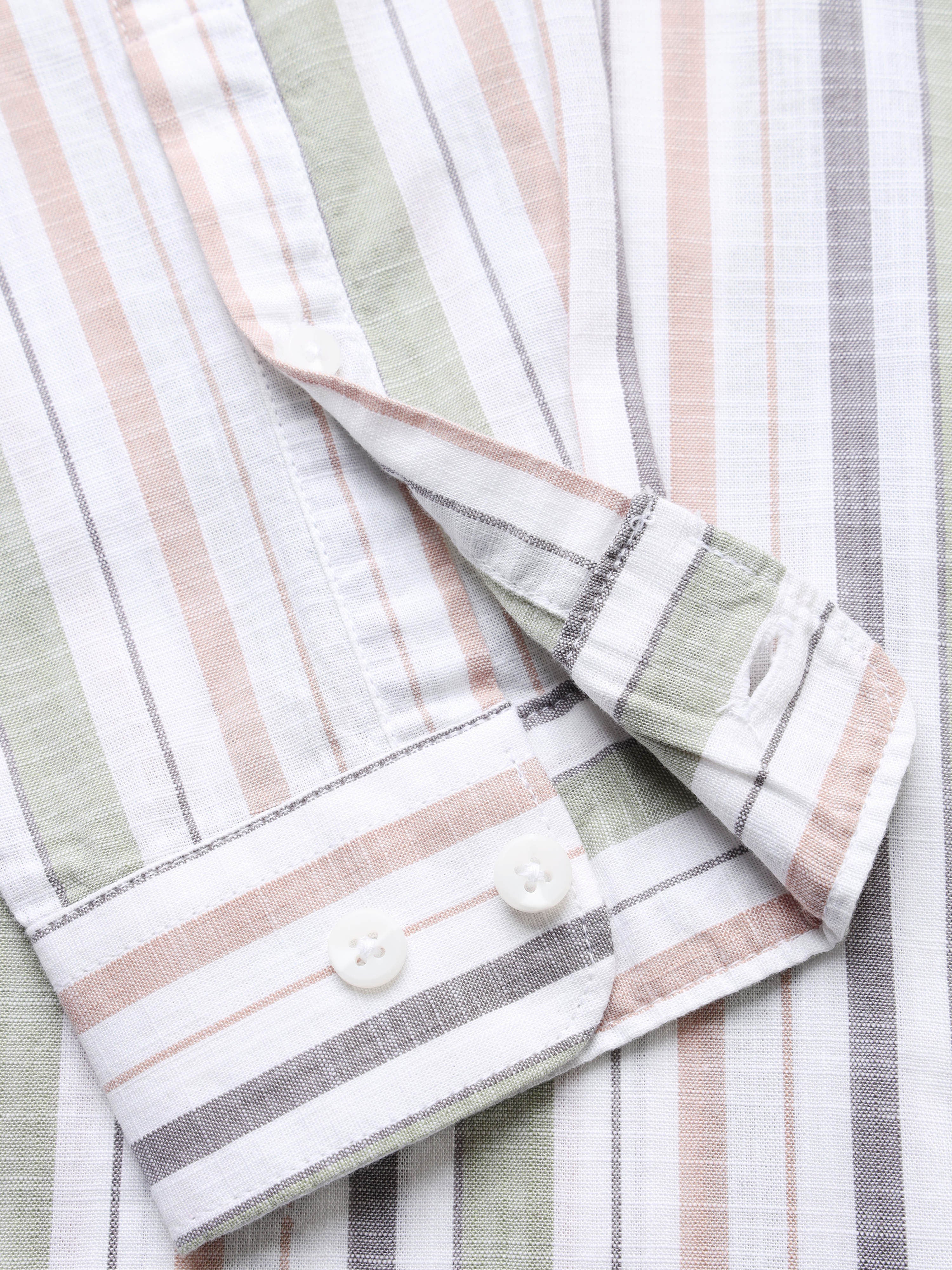 Men's Slim Fit Stripes Shirt