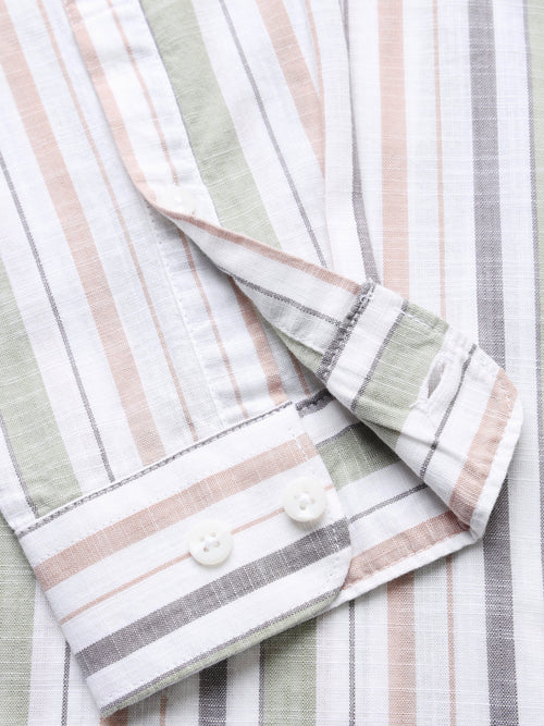 Men's Slim Fit Stripes Shirt