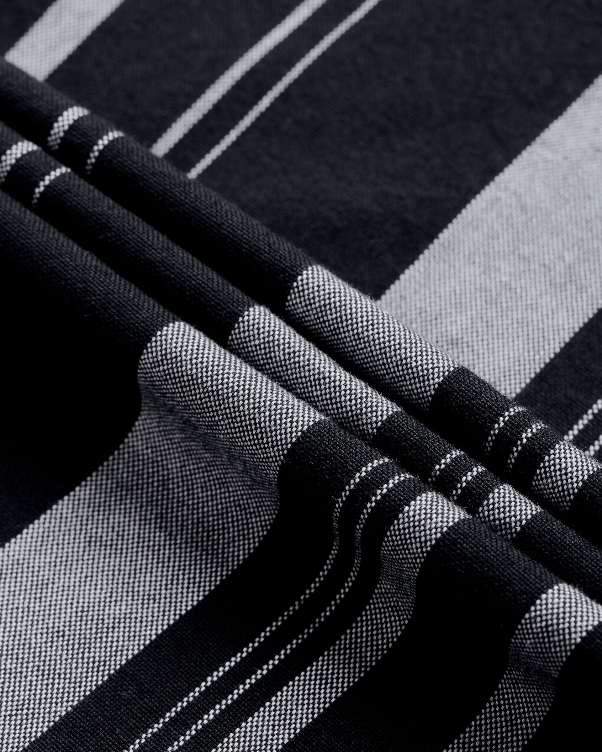 Comfort Slim Fit Striped Spread Collar Pure Cotton Casual Shirt