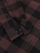 Men Smart Slim Fit Buffalo Checks Checked Casual Shirt