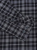 Men's Premium Oxford Checks Black Shirt