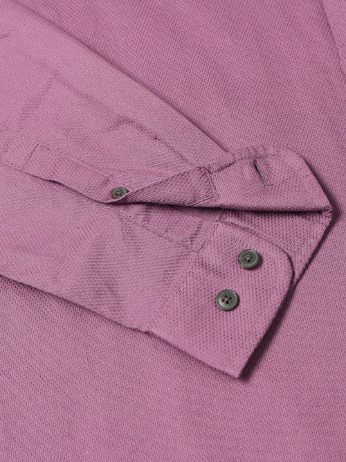 Men Dobby Solid Shirts