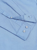 Men Premium Blue Oxford Solid