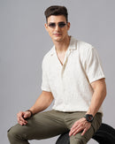 MEN'S SELF DESIGN SHIRT