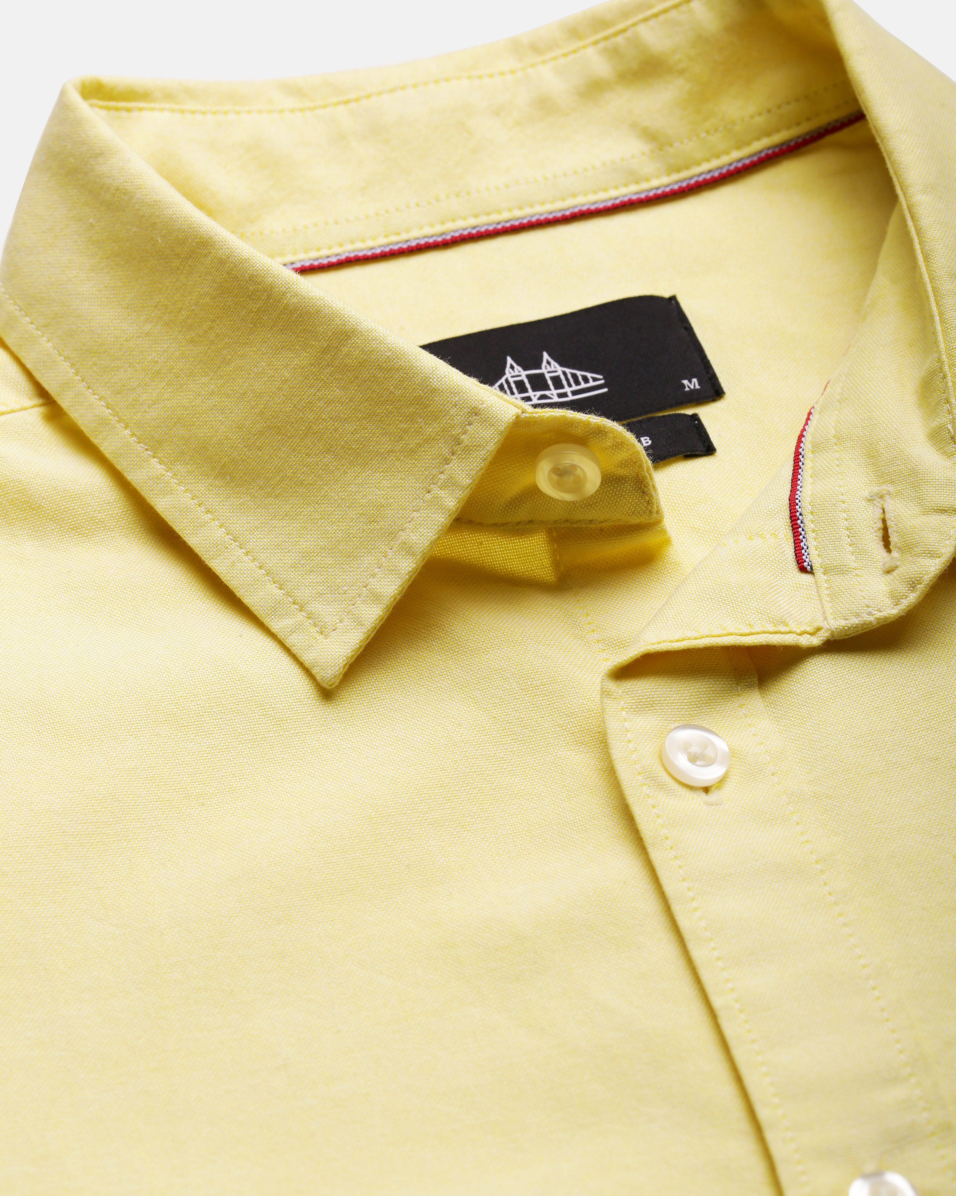 Men Slim Fit Oxford Cotton Casual Shirt