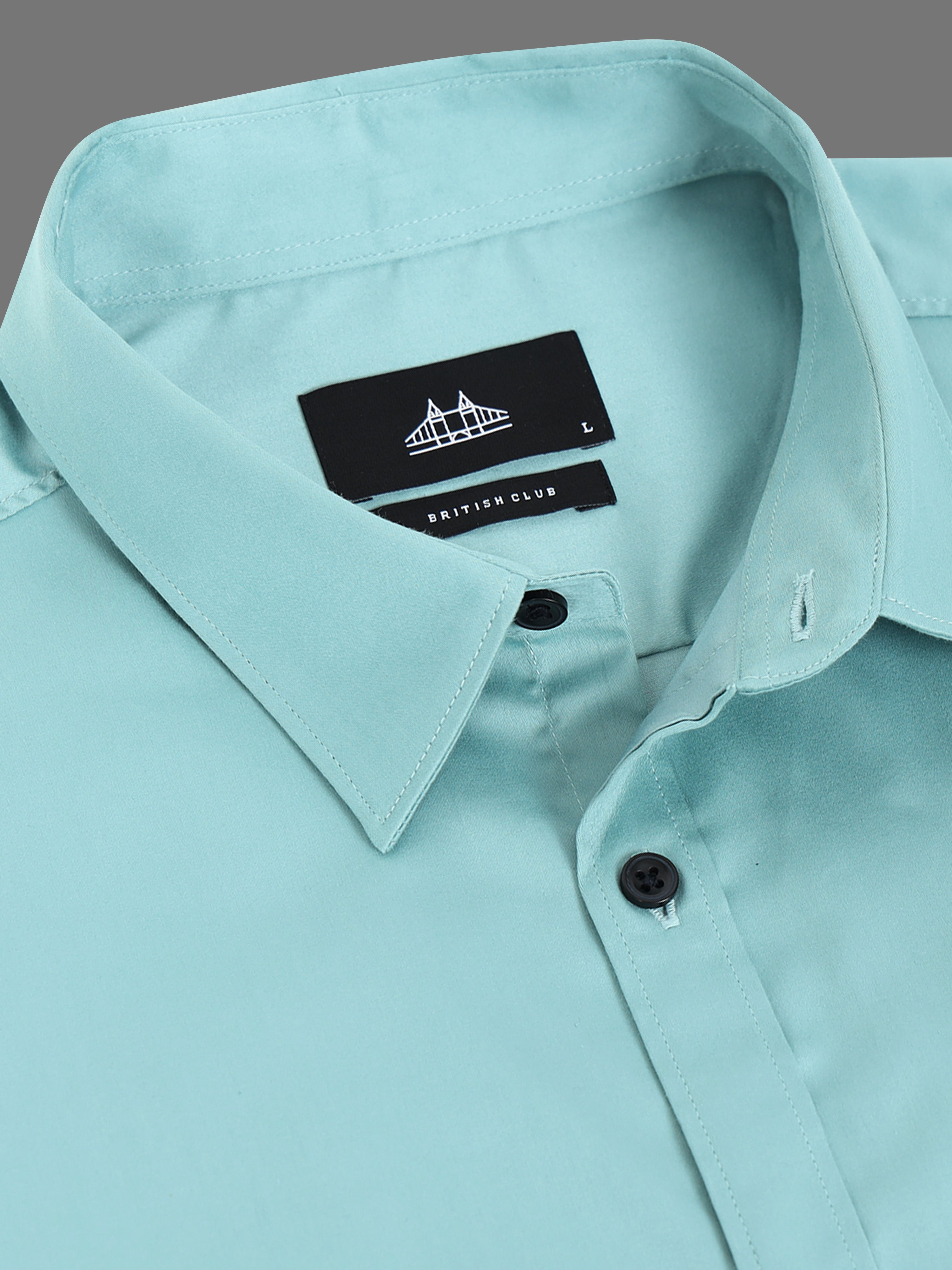 Men Satin Slim Fit Shirt