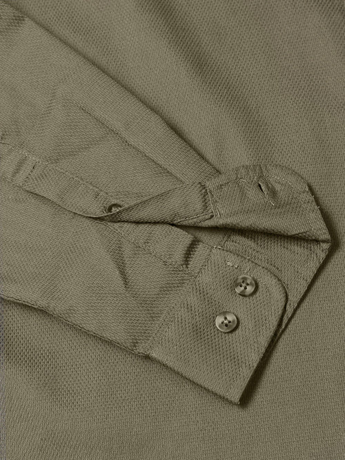 Men Dobby Solid Shirts