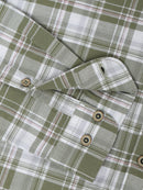 Men Smart Slim Fit Checked Casual Shirt