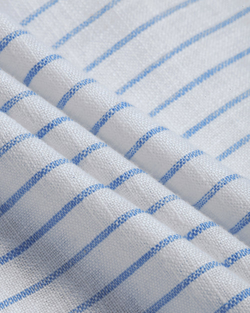 Smart Slim Fit Striped Button-Down Collar Cotton Casual Shirt