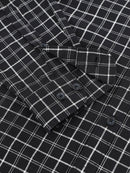 Men Smart Slim Fit Checked Casual Shirt