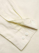 Men's Slub Slim Fit Solid Shirt