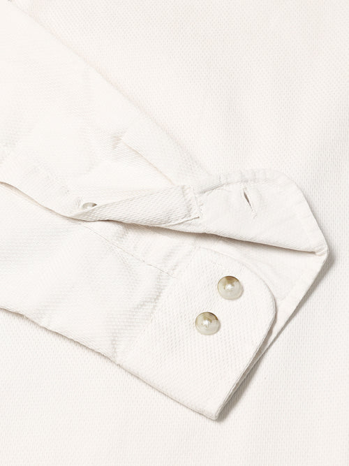 Men Dobby Solid Shirts