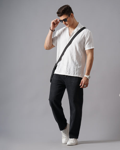 MEN'S SELF DESIGN SHIRT