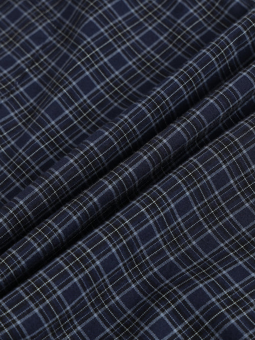 Men Smart Slim Fit Checked Casual Shirt
