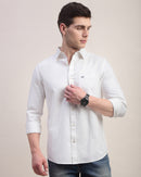 Men Slim Fit Oxford Cotton Casual Shirt