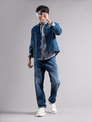 Men Smart Slim Fit Mid-Rise Light Fade Jeans