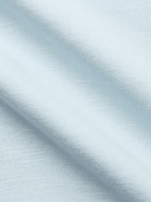 Men's Slub Slim Fit Solid Shirt