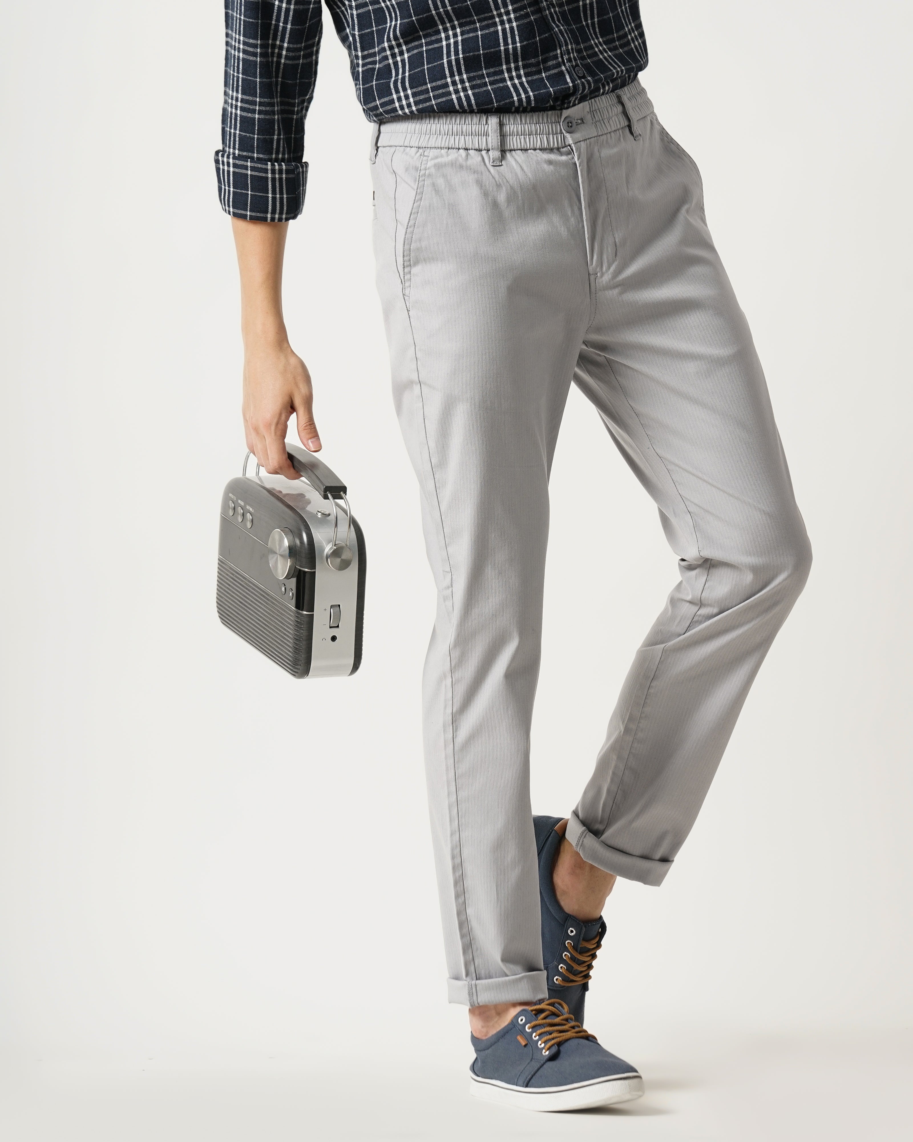 MEN'S REGULAR FIT TROUSERS