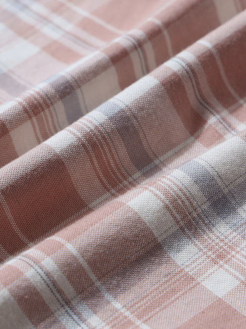 Men Smart Slim Fit Tartan Checks Checked Casual Shirt