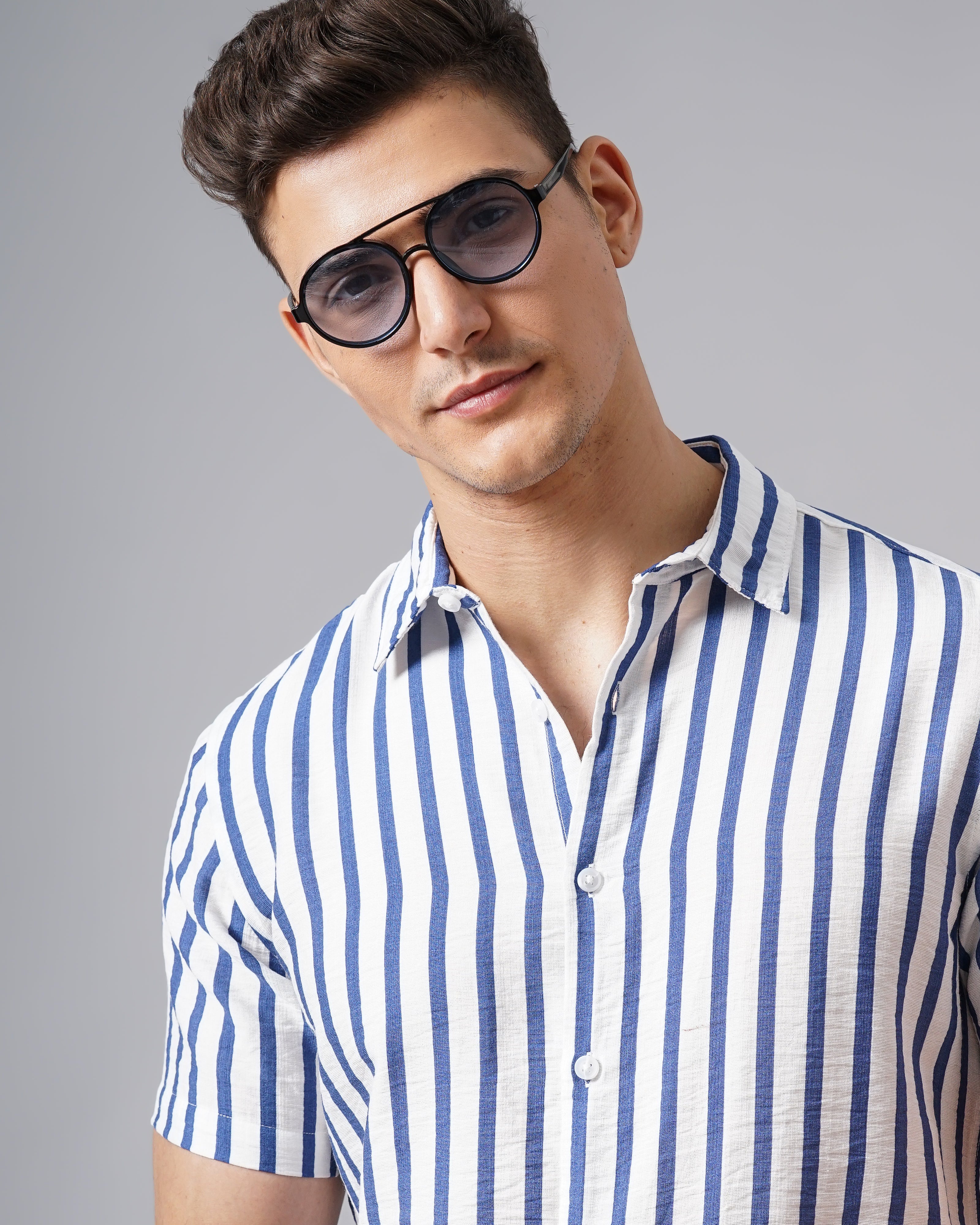 MEN'S STRIPE SHIRT