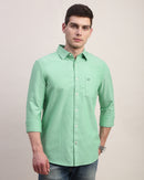 Men Slim Fit Oxford Cotton Casual Shirt