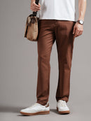 Men Tailored Low-Rise Trousers