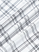 Men's Premium Oxford White Checks Shirt