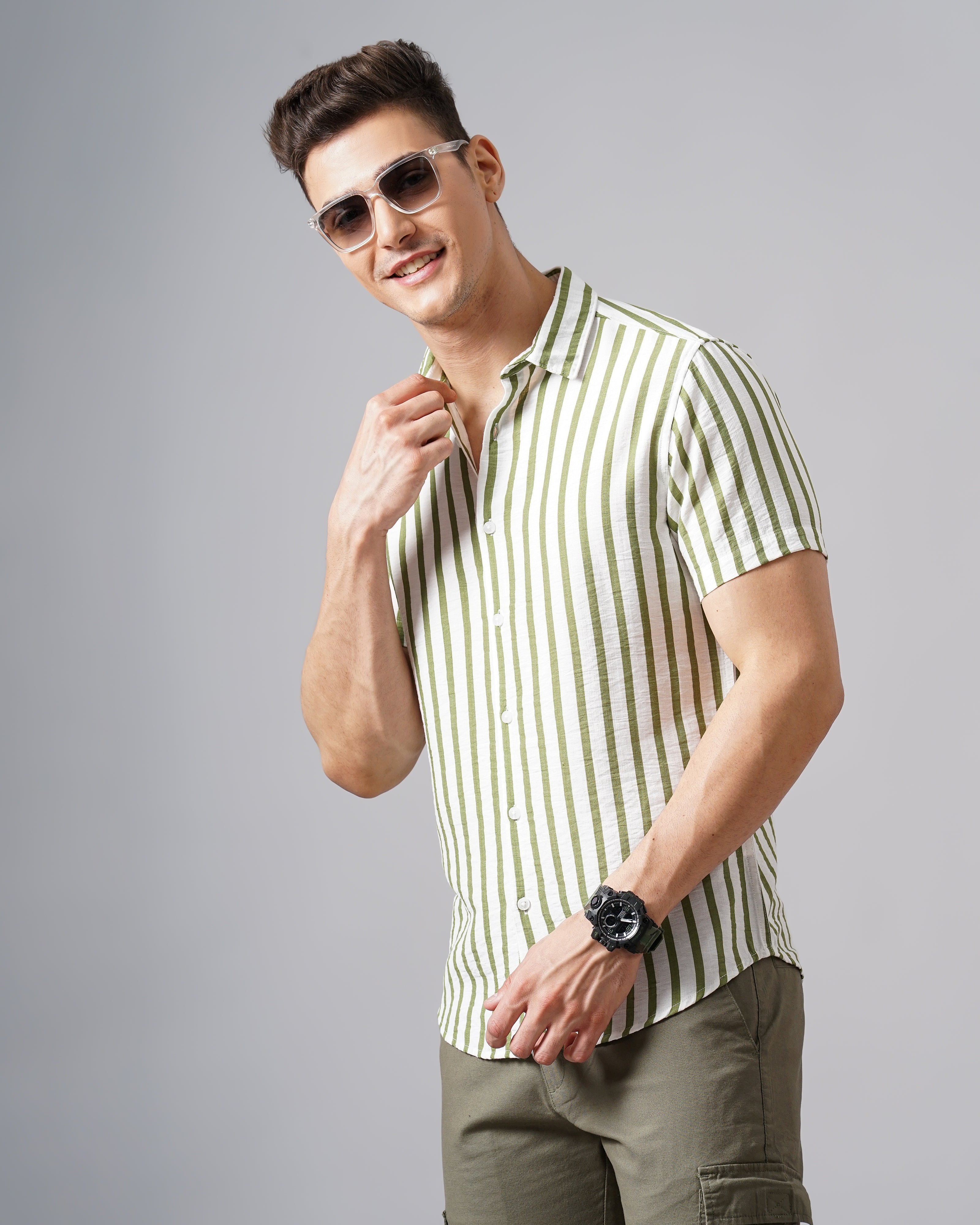 MEN'S STRIPE SHIRT