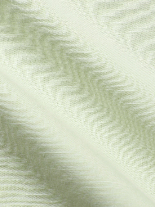 Men's Slub Slim Fit Solid Shirt
