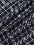 Men's Premium Oxford Checks Black Shirt